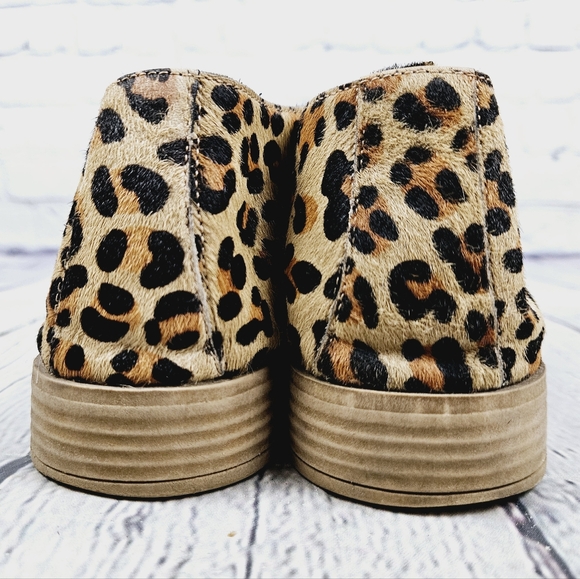 DJANGO & JULIETTE | Karaf ocelot pony hair leather slipon laceup ankle boots - Picture 8 of 12